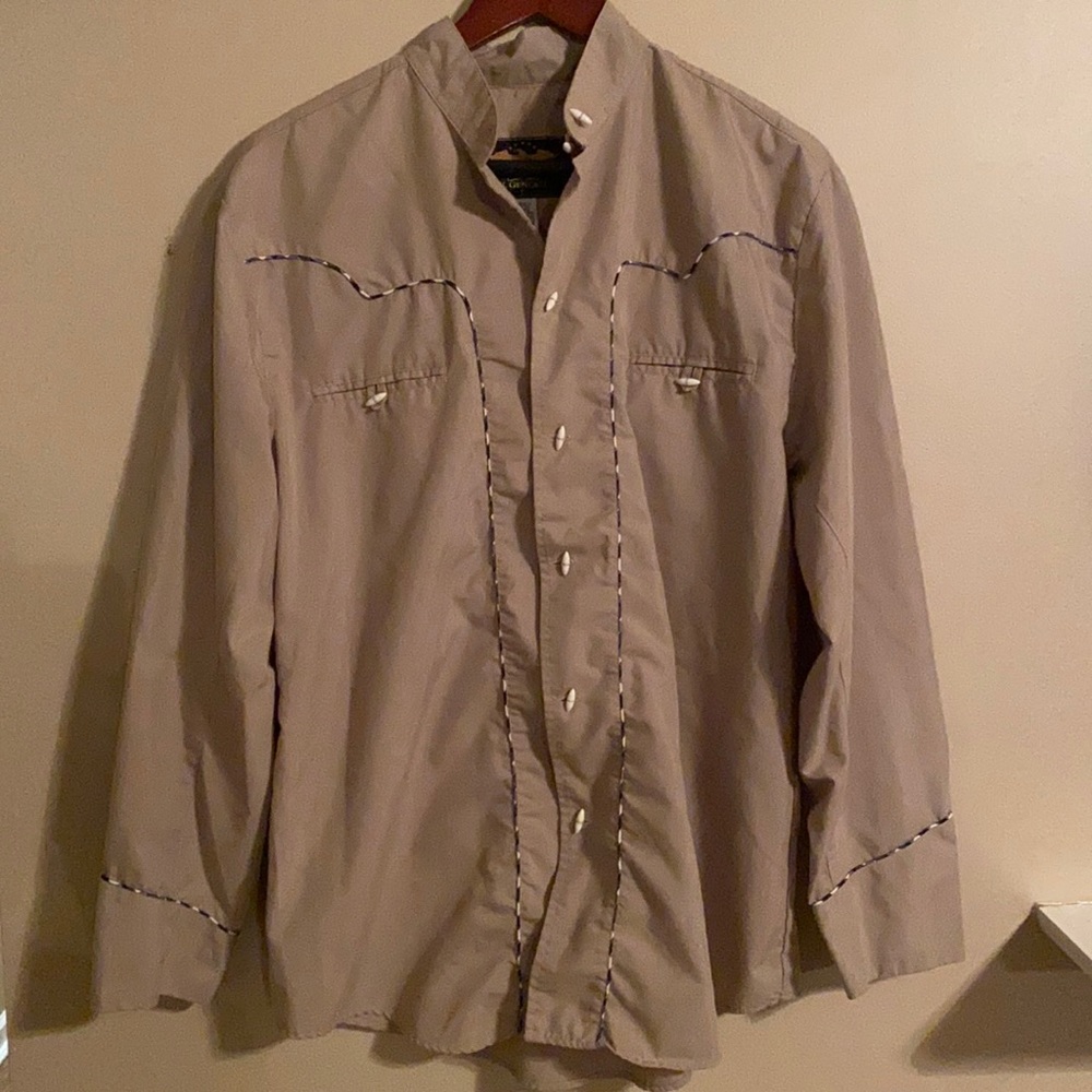 El General Large Vintage Long Sleeve Shirt